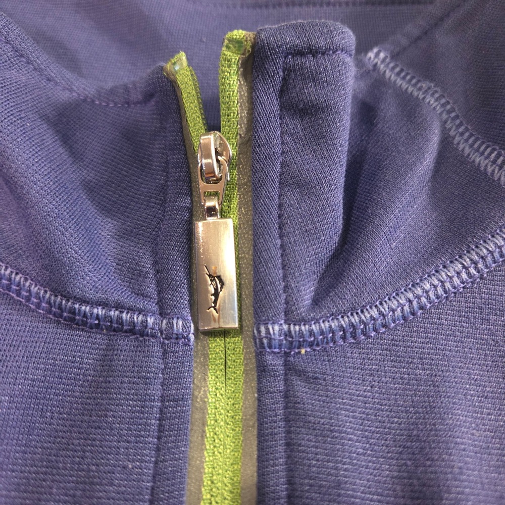 Tommy Bahama Men's Half Zip Pullover Long Sleeve Shirt, Size M, Purple Green - Picture 5 of 9